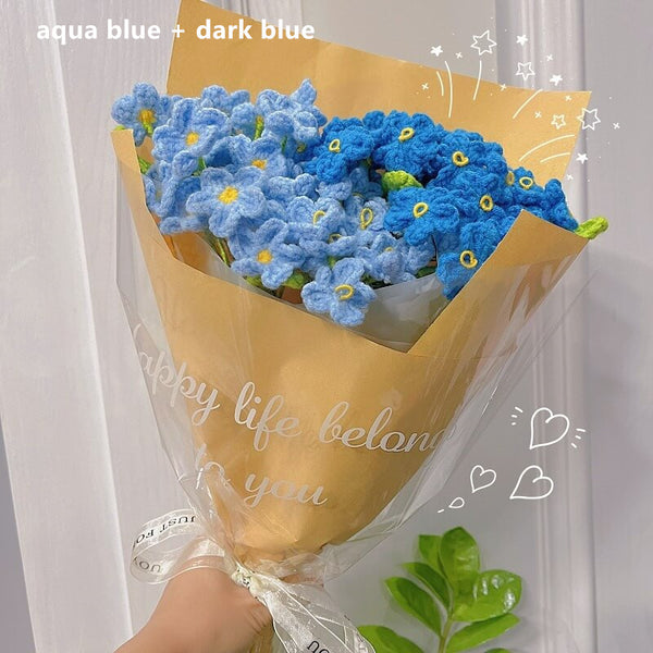 Buy Handmade Knitted Forget-Me -Not | Blingcute