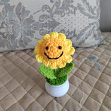 Blingcute | Crochet Sunflower Potted Plant | Home Decor