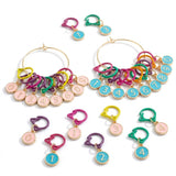 Cat Stitch Markers for Crocheting & Knitting — Numbered, Locking, Snag-Free | Blingcute