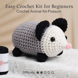 Blingcute | Crochet Kits | Crochet Animals | Crochet Possum