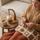 Wooden Yarn Holder for Crochet & Knitting | Premium Gift for Crochet Lovers