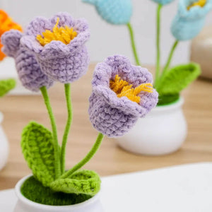 Blingcute | Crochet Lily of the Valley Flower Pot | Home Decor