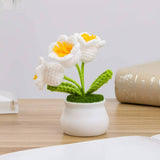 Blingcute | Crochet Lily of the Valley Flower Pot | Home Decor