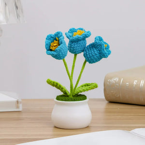 Blingcute | Crochet Lily of the Valley Flower Pot | Home Decor