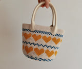Blingcute | Crochet Heart Bag | Crochet Tote Bag - Blingcute