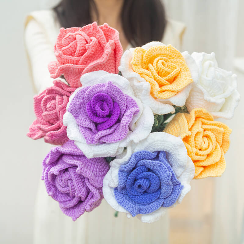 Blingcute, Crochet Flowers Bouquet