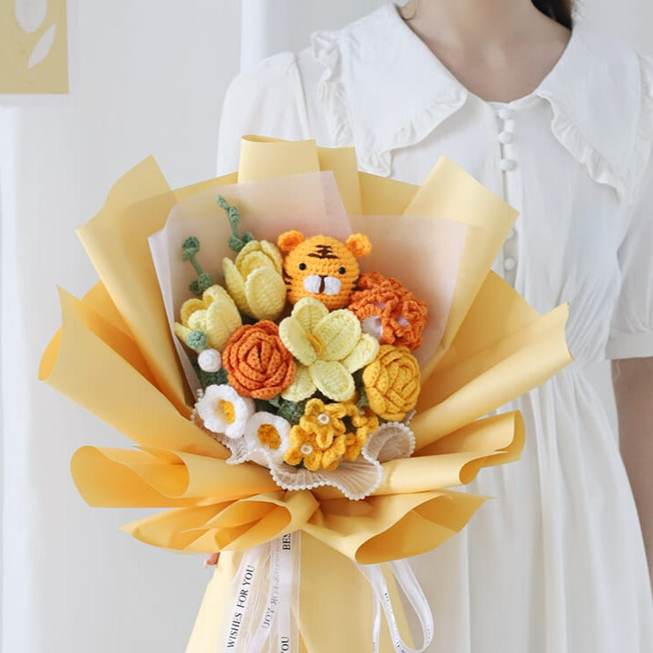 Crochet bouquets 