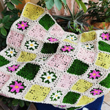 Blingcute | Crochet Blanket | Little Flower Crochet Blankets - Blingcute
