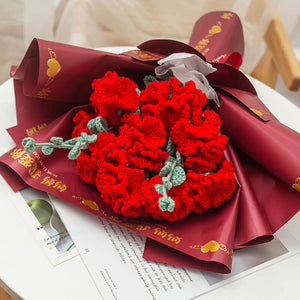 Blingcute | Crochet Carnations | Crochet Gifts for Mother's Day - Blingcute