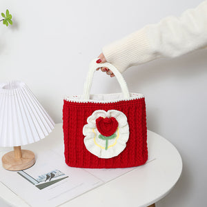 Blingcute | Crochet Flower Bag | Handmade Tote Bag - Blingcute