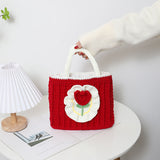 Blingcute | Crochet Flower Bag | Handmade Tote Bag - Blingcute