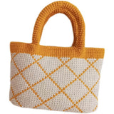 Blingcute | Jacquard Crochet Bag | Crochet Tote Bags - Blingcute