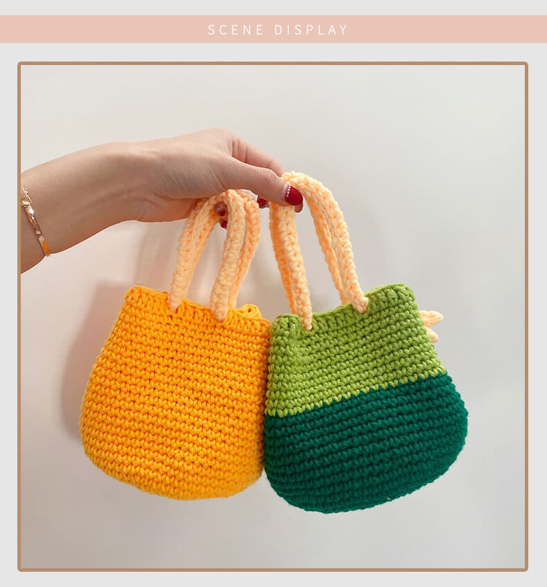 Blingcute | Crochet Handbag | Crochet Tote Bag - Blingcute