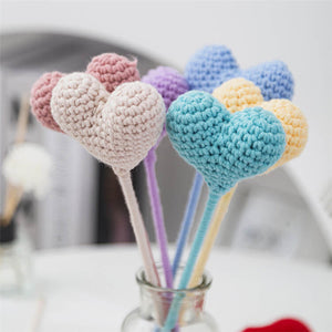 Blingcute | Crochet Bouquet | Crochet Coloful Heart - Blingcute