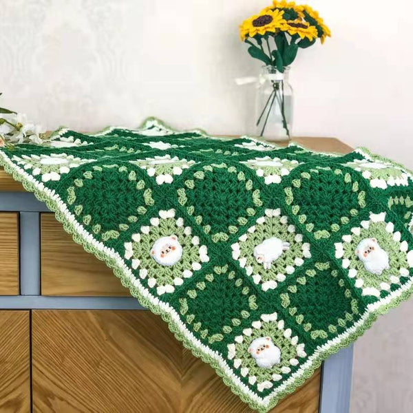 Blingcute | Crochet Sheep Blanket | Crochet Pattern - Blingcute