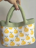 Blingcute | Crochet Strawberry Pear Bag | Handmade Tote Bag - Blingcute