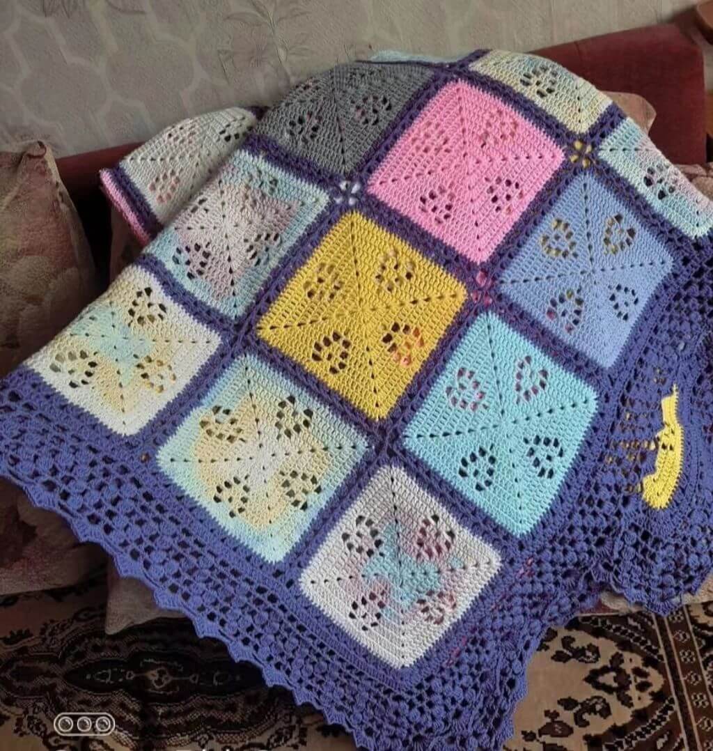 Crochet Blanket | Crochet Blanket - Blingcute
