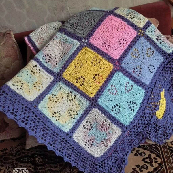Crochet Blanket | Crochet Blanket - Blingcute