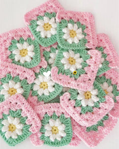 Granny Square Crochet Pattern - Blingcute