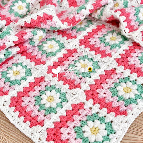 Granny Square Crochet Pattern - Blingcute