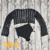 Bamboo Cover Up Beach Bikini | Handmade Crochet Bikini Set