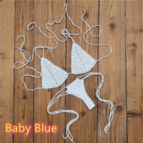 Blingcute | Double Lace Mini Bikini Set | Hand Crochet Beach Bikini Swimwear