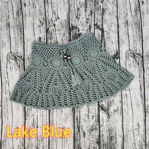 Blingcute | Florens Skirt Boho Swimwear | Cover Up Crochet Bikini Set