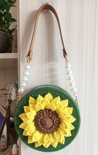 Crochet Sunflowers Bag - Blingcute