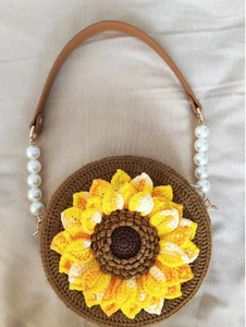 Crochet Sunflowers Bag - Blingcute