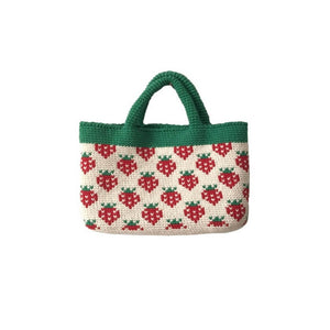 Blingcute | Crochet Fruit Pattern Bag | Crochet Tote Bag - Blingcute