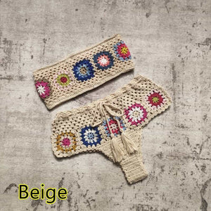 Blingcute | Tube Top Applique Beachwear | Handmade Crochet Bikini SetBlingcute | Tube Top Applique Beachwear | Handmade Crochet Bikini SetBlingcute | Tube Top Applique Beachwear | Handmade Crochet Bikini Set