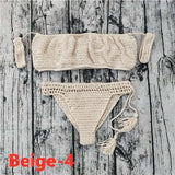 Tube Top Beachwear  Handmade Crochet Bikini Set