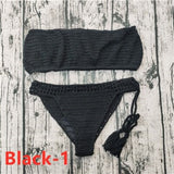 Tube Top Beachwear  Handmade Crochet Bikini Set