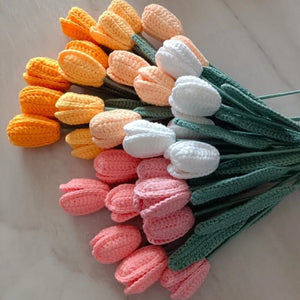 Blingcute | Crochet Bouquet of Flowers | Crochet Tulips - Blingcute