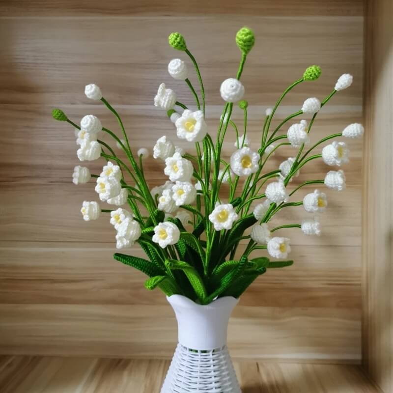 crochet lily of the valley flower Crochet Lily of the Valley Fl for Sale
