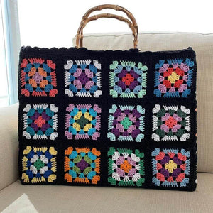 Blingcute | Colorful Granny Square Bag - Blingcute