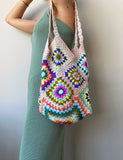 Blingcute | Granny Square Bag |  Bohos Hippie Handbag - Blingcute