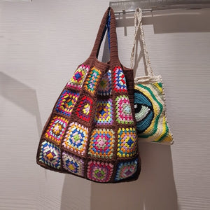 Blingcute | Granny Square Bag | Afghan Handbag - Blingcute