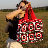 Blingcute | Granny Square Bag | Flower Crochet Bag - Blingcute