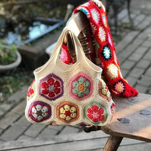 Blingcute | Crochet Bag | Crochet Vintage Bag - Blingcute