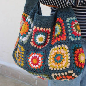 Blingcute | Granny Square Bag | Tote Bags For Winter - Blingcute