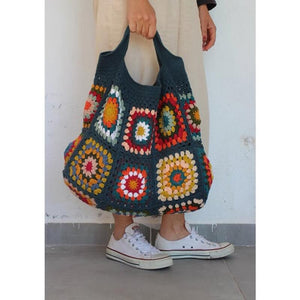 Blingcute | Granny Square Bag | Tote Bags For Winter - Blingcute