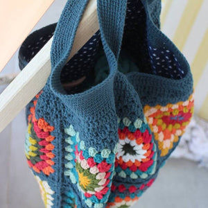 Blingcute | Granny Square Bag | Tote Bags For Winter - Blingcute