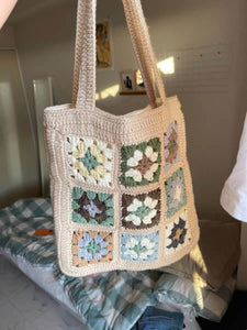 Blingcute | Granny Square Bag | Pastoral Shoulder Bag - Blingcute