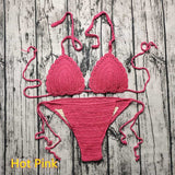 Blingcute | high hip Beachwear | Handmade Crochet Bikini Set