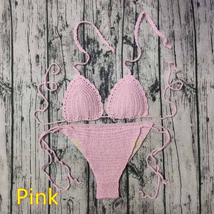 Blingcute | high hip Beachwear | Handmade Crochet Bikini Set