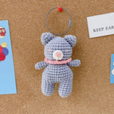 Blingcute | Colorful Bear Keyring | Crochet Amigurumi Toy - Blingcute