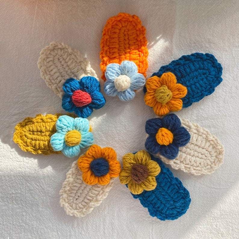 Blingcute | Flower Hairclip | Handmade Hair Clips For Girl - Blingcute