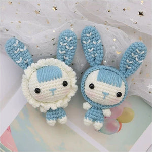 Blingcute | Couple Rabbit Keyring | Crochet Keychain - Blingcute