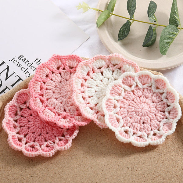 Blingcute | Handmade Flower Coaster | Crochet Coaster - Blingcute